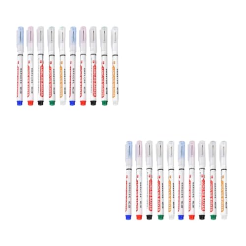 SHINEOFI 2 Sätze 2 Sets Markierstifte Mit Langer Spitze Tischler Marker Tiefloch Markierungsstifte Langkopf Marker Bunter Tischler Stift Mehrzweck Markierungsstifte 10 Stück * 2 von SHINEOFI