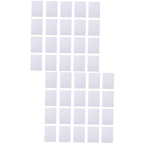 SHINEOFI 2 Sätze Beschichtetes Papier Doppelseitiger Drucker Hochglänzendes Fotopapier Leeres Blatt Professionelles Fotopapier Druckpapier Beschichtetes Basispapier Weiß 100 Blatt*2 von SHINEOFI