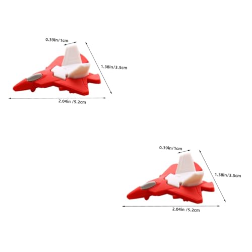 SHINEOFI 2 Sätze Flugzeug Radiergummi Gebrauchter Radiergummi Jet Flugzeug Cool Nachtlicht Flugzeuge Winzige Radiergummis Für Radiergummis Kindergäuer 48 Stücke * 2 von SHINEOFI