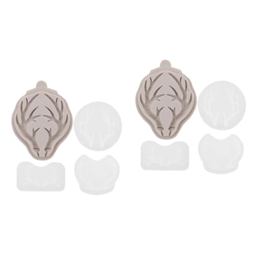SHINEOFI 2 Sätze Geweih Silikonform Seehirsch Geweihform DIY Kuchendekorationswerkzeuge Oblatenring Geweih Bastelkunstform Gummibärchen Form Set Törtchen Sets Gummibärchen 4 Stück * 2 SHINEOFI 2 Sätze Geweih Silikonform Seehirsch Geweihform DIY Kuchendekorationswerkzeuge Oblatenring Geweih Bastelkunstform Gummibärchen Form Set Törtchen Sets Gummibärchen 4 Stück * 2 von SHINEOFI