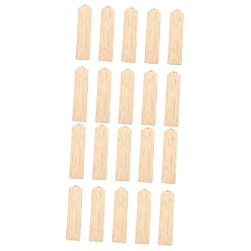 SHINEOFI 2 Sätze Hölzernes Lesezeichen Filges Bescherung Weihnachten Geschenkidee Decor Lesezeichen-hersteller Einfache Lesezeichen Leere Lesezeichen Aus Holz Partydekoration 10 Stück * 2 von SHINEOFI