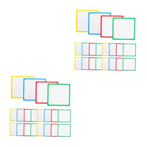 SHINEOFI 2 Sätze Löschbares Etikett Magnetische Bordüre Für Das Klassenzimmer Magnetische Whiteboard-etiketten Trocken Abwischbare Karten Weich Magnetisch 16 Stück * 2 von SHINEOFI