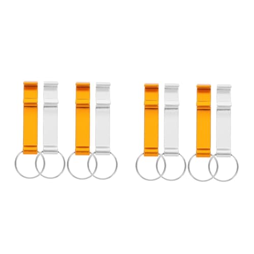 SHINEOFI 2 Sätze Multifunktionaler Schlüsselanhänger Weihnachtsbulletin-randaufkleber Flaschenöffner Geburtstagsgeschenk Handyhalterung Orangenentferner-öffner Fläschchenöffner 4 Stück * 2 von SHINEOFI