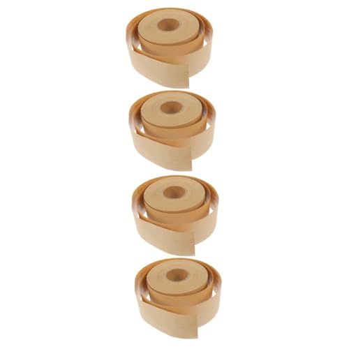 SHINEOFI 2 Sätze Papier Klebeband Maskierung Stärkstes Doppelseitiges Klebeband Stift Verpackungsmaterial Packing Tape Multifunktions-dichtungsband Dichtungszubehör Light Brown 2 Rollen * 2 von SHINEOFI