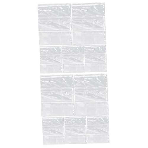 SHINEOFI 2 Sätze Seiten Zur Münzsammlung Rechnung Binder Sammelkartenordner Bettdecke Papiergeldhalter Befestigungselemente Fünf D-ringbuch Tab-teiler Inhaber Transparent Stk 5 Stück * 2 von SHINEOFI