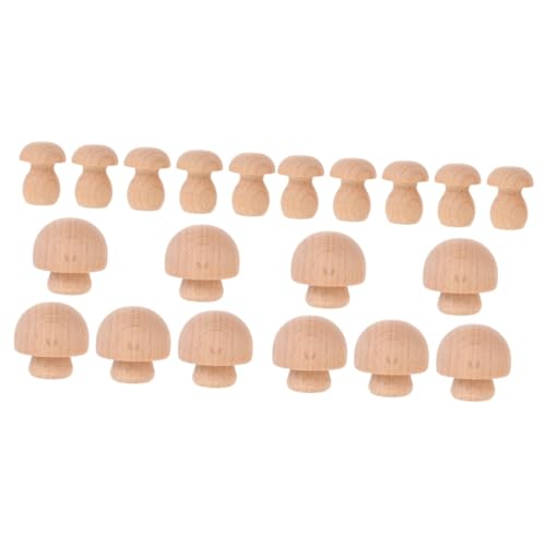 SHINEOFI 2 Sätze Simulation Großer Pilz Pilzplüsch Miniatur Pilzdekor Pilz-nachtlicht Mini- Pilzaufkleber Pilzzeug Pilz Handwerk Pilz-diffusor Gefälschter Pilz Holz 10 Stück * 2 von SHINEOFI