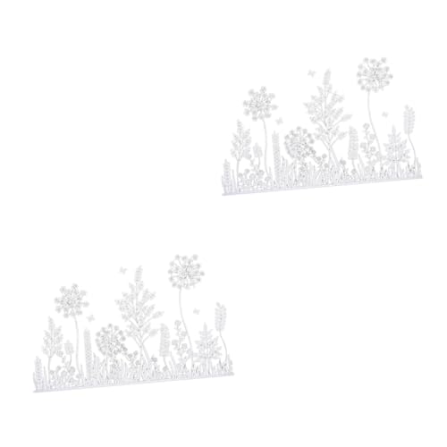 SHINEOFI 2 Stück Form für Blumenmesser Scrapbooking -Vorräte Papier Fotoalbum Herstellung Cutter messser scheuerlappen Schimmel für Fotoalben Fotorahmen-Stanzformen Kohlenstoffstahl Silver von SHINEOFI