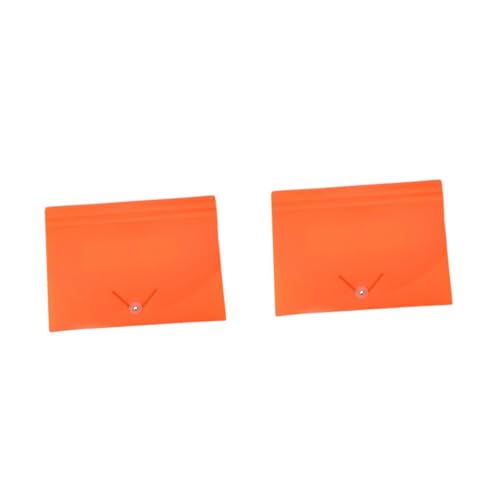 SHINEOFI 2 Stück Organ Pack Ordner Büroordner Aktenordner Organizer Dokumentenschrank Quittungshalter Organizer Ablagehalter Papier Organizer Ordner Büro Aktenordner Pp Orange von SHINEOFI