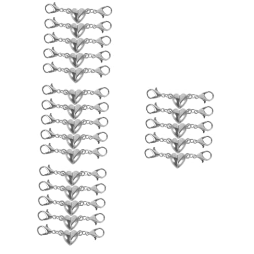 SHINEOFI 20 Stück Magnetschnalle Schmuck DIY Magnetverschlüsse Schmuckverschlüsse Halskettenverschlüsse Magnetverbinder Armband Magnetverschlüsse Für Halsketten Schmuck Magnetverschluss von SHINEOFI