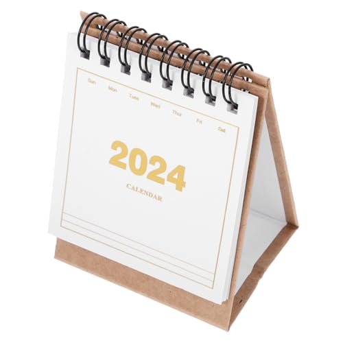 SHINEOFI 2024 tischkalender kalender schreibtisch Moderner Kalender Bürokalender dating kalender Notizblock Schreibtisch wichtiger Papierumschlag Monatlicher Memo-Kalender Desktop-Kalender von SHINEOFI