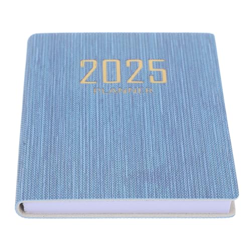 SHINEOFI 2025 Planer Notizbuch Mini Tagesplaner Notizblock Mini Agenda Pocket Notizblock Tragbar Akademisches Jahr Tagebuch Planer Kalender Buch für Schreibwaren Büro Schulbedarf, Blau von SHINEOFI