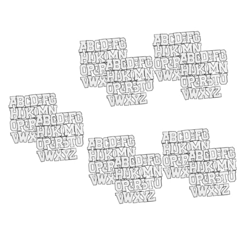 SHINEOFI 260 Stk Buchstaben Stoff aufkleber personalisierte bekleidung buchstaben aufnäher gestickte Aufnäher Buchstaben Namen Patches gestickte Applikationen mit Buchstaben Patch-Briefe von SHINEOFI