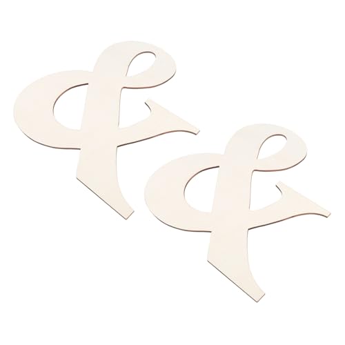 SHINEOFI 2Stücke DIY Holzbuchstaben Leere Holzscheiben für Kreative Dekoration und Handwerk für Kinderzimmer und Personalisierte SHINEOFI 2Stücke DIY Holzbuchstaben Leere Holzscheiben für Kreative Dekoration und Handwerk für Kinderzimmer und Personalisierte von SHINEOFI