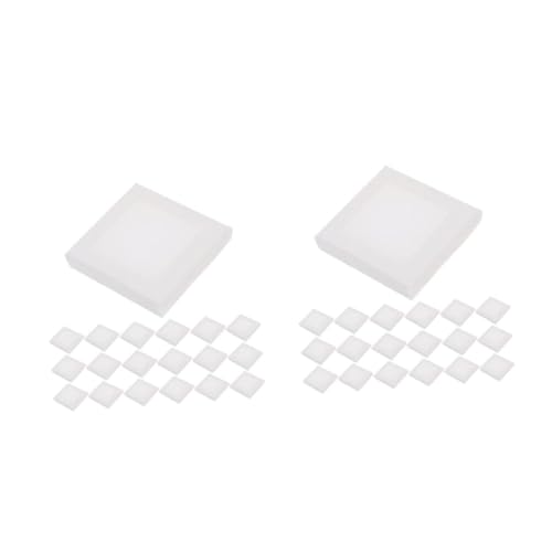 SHINEOFI 2sets Rahmen Für Ölgemälde Gerahmte Leere Keilrahmen Aus Malleinwände Zum Malen Keilbrett Leinwände Bemalen Wickelrahmen Bemalen Holz Weiß 20pcs*2 von SHINEOFI