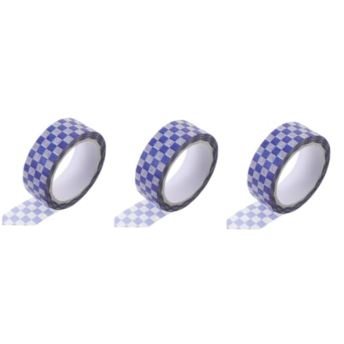 SHINEOFI 3 Rollen Bastelband Dekorativ Scrapbooking Bunt Selbst Klebeband Retro Streifen Dekoration Kariertes Band Aufkleber Zum Basteln Washi Tape Kawaii Japanisches Papier SHINEOFI 3 Rollen Bastelband Dekorativ Scrapbooking Bunt Selbst Klebeband Retro Streifen Dekoration Kariertes Band Aufkleber Zum Basteln Washi Tape Kawaii Japanisches Papier von SHINEOFI