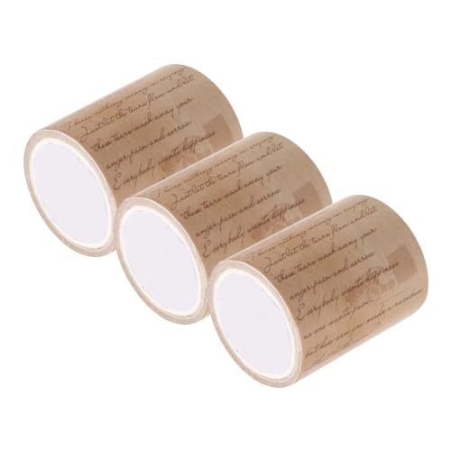 SHINEOFI 3 Rollen Retro-washi-tape Altes Papierband Scrapbooking -vorräte Dekorativ Tape- Klebeband Für Scrapbooking Sammelalbum Junk-journal-zubehör Japanisches Papier SHINEOFI 3 Rollen Retro-washi-tape Altes Papierband Scrapbooking -vorräte Dekorativ Tape- Klebeband Für Scrapbooking Sammelalbum Junk-journal-zubehör Japanisches Papier von SHINEOFI