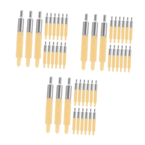 SHINEOFI 3 Sätze Ersatzspitzen Für Farbstifte Doodle Marker Stift Ac-ablassschraube Ersatzspitzen Für Marker Maler Marker Zubehör Diy-tool Oberflächenstiftspitzen Metall 15 Stück * 3 von SHINEOFI