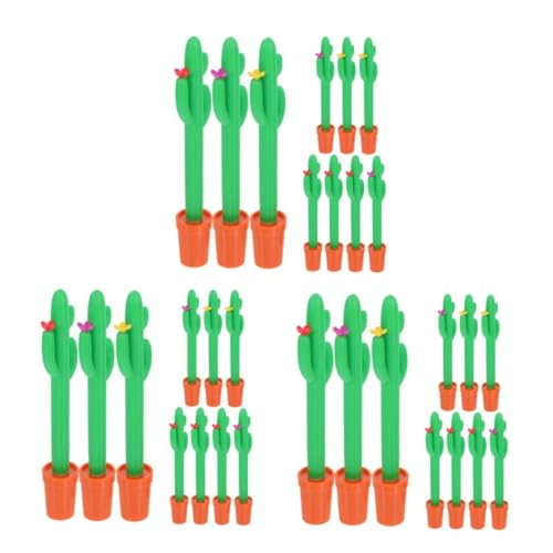 SHINEOFI 3 Sätze Feigenkaktus Stift Kugelschreiber Kaktus Füllfederhalter Gelschreiber Belohnungsstifte Dekorative Stifte Kuhförmige Stifte Neuartige Stifte In Großen Mengen 10 Stück * 3 von SHINEOFI