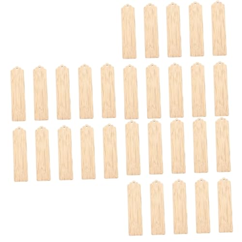 SHINEOFI 3 Sätze Hölzernes Lesezeichen Filges Bescherung Weihnachten Decor Buchstaben Zum Basteln Papier Leere Lesezeichen Aus Holz Bastel-lesezeichen Aus Holz Selber Machen 10 Stück * 3 von SHINEOFI