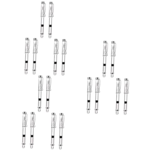 SHINEOFI 3 Sätze Stift Federkiel Konverter Zeichenfüllfederhalter Zappeln Klarer Füllfederhalter Schreibwaren Schreibkladde Bürogadges Schulbriefpapier Füller Harz Transparent 2 Stück * 3 von SHINEOFI