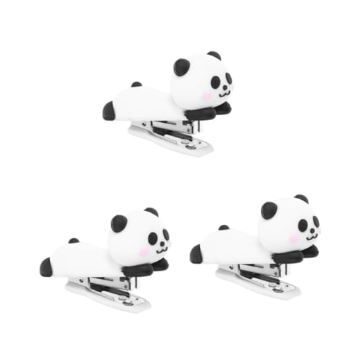 SHINEOFI 3St Panda-Hefter Jo-Jo-Zubehör Desktop-Meerjungfrau tragbare Meerjungfrau intelligenter Adapter Fernbedienungshalterung Hefter Büro Süße Hefter für den Schreibtisch Metall von SHINEOFI