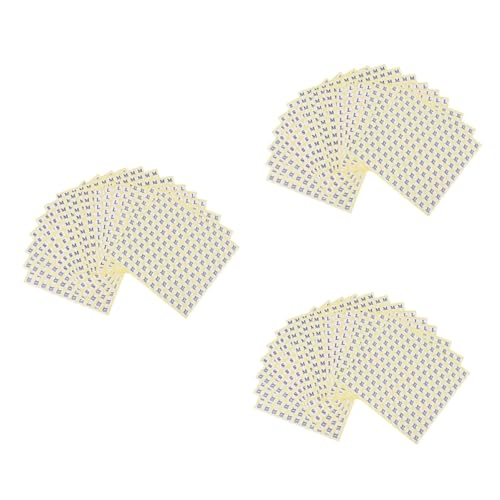 SHINEOFI 3sets Größenetikett Aufkleber Etiketten Streifen Für Stoff Kleidungsetikett Trachtenhemd Durchsichtiges Paketband Aufkleber Nach Zahlen Gefrierband Zum Beschriften 5packs*3 von SHINEOFI