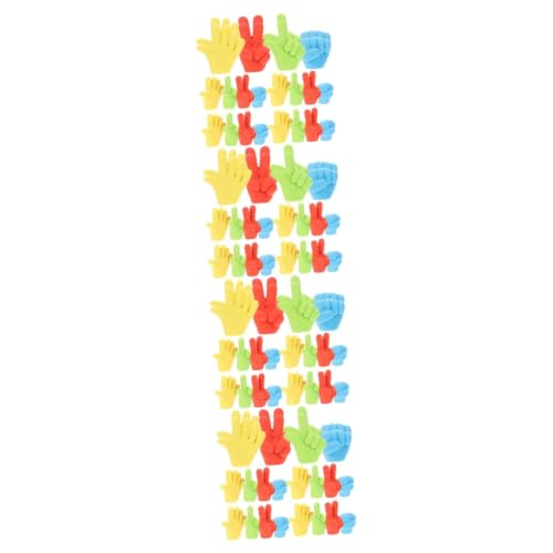 SHINEOFI 4 Sätze Finger Radiergummi Radierer Radiergummi Radiergummis Für Fehlerkorrekturen Kratzer Protokoll Fingerförmige Radiergummis Kreative Fingerradierer 24 Stück * 4 von SHINEOFI