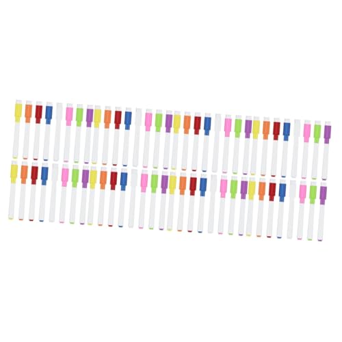 SHINEOFI 4 Sätze Löschbarer Whiteboard-marker Markierungen Trockener Löschstift Magnetischer Trockenlöscher Ausstellung Etiketten Diagramm Trockener Löschbrett Planke Plastik 48 Stück * 4 von SHINEOFI