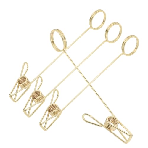SHINEOFI 4 Stück Doppelköpfige Kartenhalter Schilderklammern Halter Metallkartenhalter Desktop Fotodekor Tischkartenhalter Kartenhalter Memohalter Clip Tischschildhalter Eisen Golden SHINEOFI 4 Stück Doppelköpfige Kartenhalter Schilderklammern Halter Metallkartenhalter Desktop Fotodekor Tischkartenhalter Kartenhalter Memohalter Clip Tischschildhalter Eisen Golden von SHINEOFI