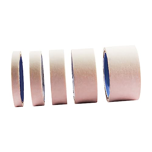 SHINEOFI 5 Rollen Papier Klebeband Etikett Farbband Abdeckband für Künstler neutral Büro-Klebeband Film bastelbedarf washi-Tape Maskenband dekobänder Verpackungsband für Pakete Autolackband von SHINEOFI