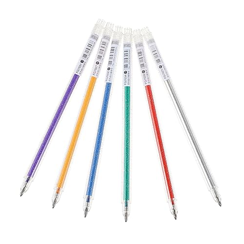 SHINEOFI 5 Sätze Aquarellstift Im Taschenformat Gelschreiber Schwarz Builder-gel Gelschreiber Feine Spitze Farbstifte Feine Spitze Zappelstift Kugelschreiber Gelstift Plastik 6 Stück * 5 von SHINEOFI