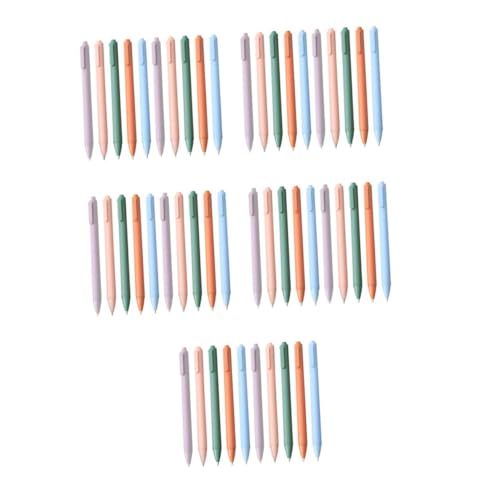 SHINEOFI 5 Sätze Gel Stift Schulpreis Süßes Stationäres Kugelschreiber Einziehbare Schreibstifte Weihnachtsstifte Kawaii-stift Kartonstift Tagebuchstifte Zappelstift Plastik 10 Stück * 5 von SHINEOFI