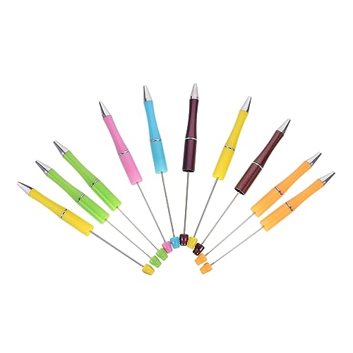 SHINEOFI 5 Sätze Kugelschreiber Ballpoint Pen Kugleschreiber Gelschreiber Feine Spitze Brennperlen Für Stifte Unterrichtsmaterialien Für Schüler Schreibstifte Für Das Büro 10 Stücke * 5 von SHINEOFI