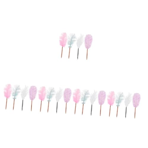 SHINEOFI 5 Sätze Stift Gelschreiber Rosa Stift Weiße Gelschreiber Füllfederhalter Schwarzer Stift Schwarze Gelschreiber Kugelschreiber Weiße Stifte Neuheitsstifte Kugelschreiber 4 Stück * 5 von SHINEOFI