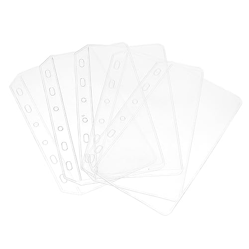 SHINEOFI 5 Stück Ordnertaschen aus Kunststoff lose Notizbuch mit Ordnertaschen Ordner mit Ordnern Notizen büroartikel büromaterial Notebook -Ordner Wiederverwendbare Beutel PVC Transparent SHINEOFI 5 Stück Ordnertaschen aus Kunststoff lose Notizbuch mit Ordnertaschen Ordner mit Ordnern Notizen büroartikel büromaterial Notebook -Ordner Wiederverwendbare Beutel PVC Transparent von SHINEOFI