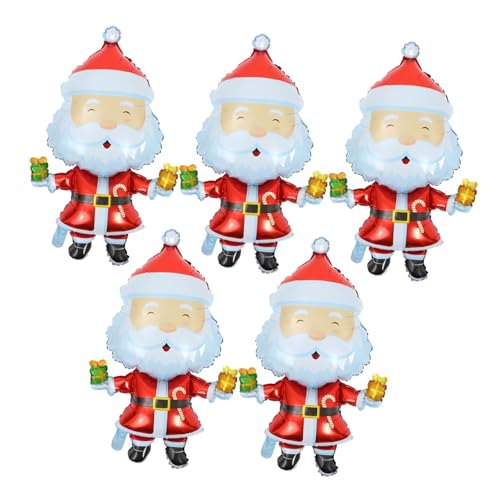 SHINEOFI 5 Stück Weihnachtsballon Tisch Weihnachtsdekoration Weihnachtsschmuck Weihnachtsdekorationen Weihnachtsbaumschmuck Ornamente Für Weihnachtsbaum Weihnachtsdekoration von SHINEOFI