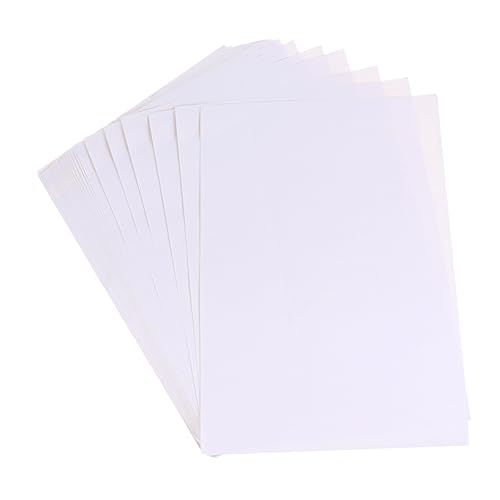 SHINEOFI 50 Blatt 30 Aufkleber-etiketten Adressetiketten Mattes Etikettenpapier Klebeetiketten Schild Aufkleberpapiere Selbstklebende Aufkleber Preisaufkleber Aufkleberdruckerpapier Weiß von SHINEOFI