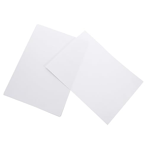 SHINEOFI 50 Blatt adressetiketten adressenaufkleber durchdruckpapier Kartonpapier Klebeband Punkt Aufkleber aus Etikettenpapier leeres aufkleberdruckpapier Briefpapier selbstklebend Weiß von SHINEOFI