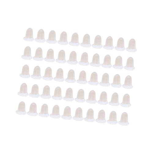 SHINEOFI 50 Stück Ohrstecker Verschlüsse Kupfer und Weißem Silikon Gepolstert für Sicheren Halt Passend für Damen Ohrstecker mit Stift und Hakenverschluss Langlebig und Komfortabel SHINEOFI 50 Stück Ohrstecker Verschlüsse Kupfer und Weißem Silikon Gepolstert für Sicheren Halt Passend für Damen Ohrstecker mit Stift und Hakenverschluss Langlebig und Komfortabel von SHINEOFI