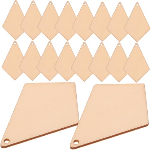 SHINEOFI 50 Stück lässiger Schmuck geometrische ohrringe kolczyki damskie Ohrschmuck klappcreolen Mode-Ohrringe Träne Ohrringe machen Charms Ohr Zubehör Partei-Ohr-Dekor Hölzern Beige von SHINEOFI