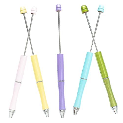 SHINEOFI 5St Kugelschreiber schöner Stift Textmarker Tinte süßer Stift Schlüsselband schreibutensilien schreibkladde Handwerklicher Stift roller stifte lustige Stifte Perlenstift Metall von SHINEOFI