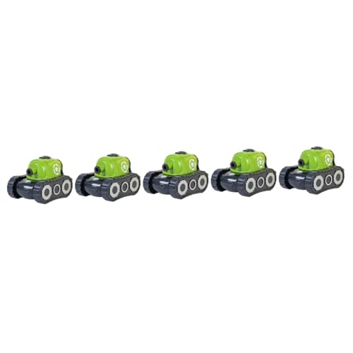 SHINEOFI 5pcs Cartoon Handkurbel Bleistiftspitzer Kindergarten Lernutensilien (grüner Tank) Pastell Bleistifte Schere Anspitzer Für Augenbrauenstifte Bleistiftstifte Metall Green von SHINEOFI