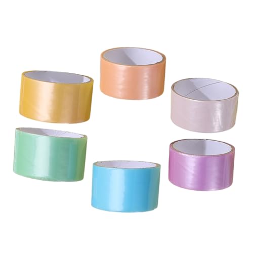SHINEOFI 6 Rollen Perle klebriger Ballband klebrige Kugelbänder Handwerksbedarf Bastelband für farbiges Band dekoratives Klebeband Zubehör basteln Farbabdeckband bopp SHINEOFI 6 Rollen Perle klebriger Ballband klebrige Kugelbänder Handwerksbedarf Bastelband für farbiges Band dekoratives Klebeband Zubehör basteln Farbabdeckband bopp von SHINEOFI
