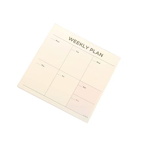 SHINEOFI 60 Blatt Notizblock büromaterial office supplies notebooke daily planer the notebook memoboard 2023 Tagebuchplaner Tagesablauf 2023 Notizbuch für die Tagesplanung 2023 Notizzettel von SHINEOFI