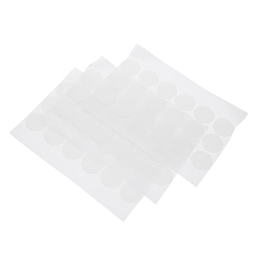 SHINEOFI 60St selbstklebender Wandorganisator kreis aufkleber runden klebeband doppelseitig double sided tape durchsichtige doppelseitige Aufkleber Keine Spuren runder Aufkleber Transparent von SHINEOFI