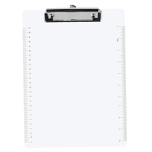 SHINEOFI 6St Wordpad-Ordner schreibtafel buchstabentafel aktentaschen write board aktenmappen Büro-Klemmbrett Etikett Clip Dokumentenmappentafel Dateiordner der Zwischenablage Acryl von SHINEOFI