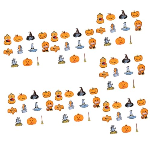 SHINEOFI 7 Sätze Halloween-patch Spitzenschmuck Figur Funkelnd Aquariumdekorationen Weihnachten Leuchtend Schmücken Laternen-anhänger-feeder Leuchtende Dekoration Flackern Polyester 11pcs*7 von SHINEOFI