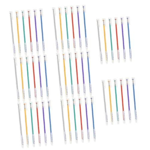 SHINEOFI 8 Sätze Aquarellstift Im Taschenformat Kugelschreiber Gelstifte Gel Roller Pen Farbstifte Feine Spitze Builder-gel Gelschreiber Für Die Schule Bunter Gelstift Plastik 6 Stück * 8 von SHINEOFI