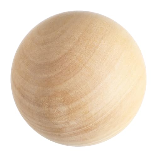 SHINEOFI 9 cm runde Kugel Kugeln Hartholz Ersatzbälle 20cmHolz runde Bastelbälle bowls schüsseln jucarii pentru copii toy dekoringe spielzeuge bemalter Spielzeugball Holzkugel hölzern von SHINEOFI