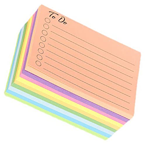 SHINEOFI 9 farbige Haftnotizen Notizblock multifunktionale Hinweisaufkleber Pastell blinken color note Memo-Sticker für schnelle Notizen Notizblöcke Zubehör beachten fluoreszierendes Papier von SHINEOFI